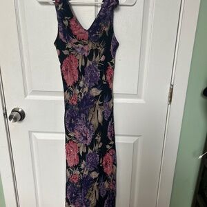 Beautiful purple and black dress